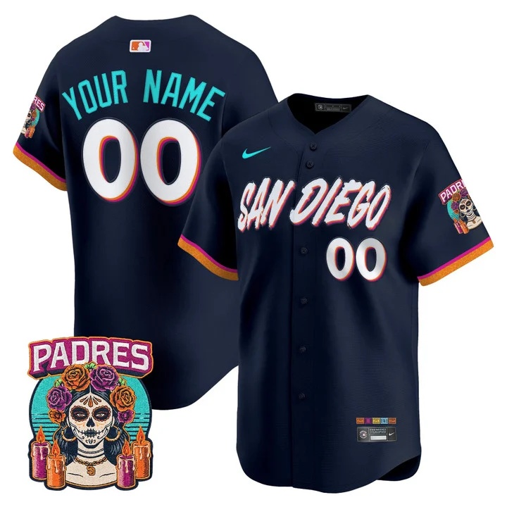 SAN DIEGO PADRES 2026 CITY CONNECT VAPOR PREMIER LIMITED CUSTOM JERSEY CITY CONNECT