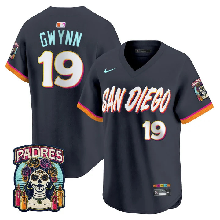 SAN DIEGO PADRES 2026 CITY CONNECT VAPOR PREMIER LIMITED JERSEY V2#19 TONY GWYNN