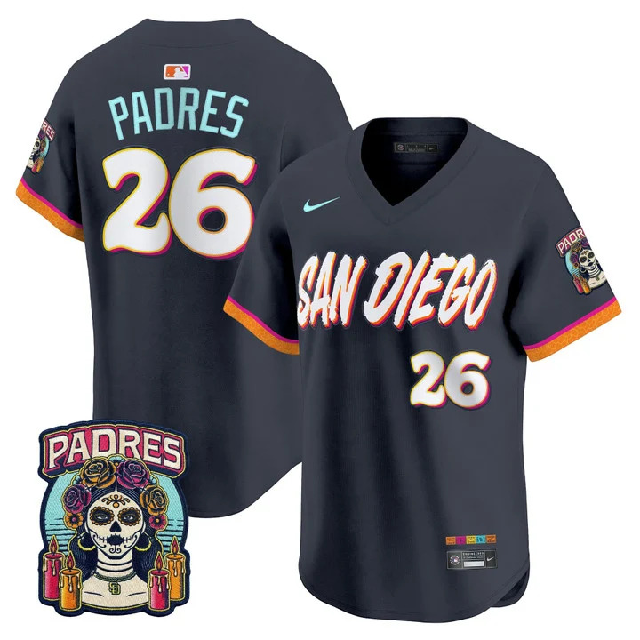 SAN DIEGO PADRES 2026 CITY CONNECT VAPOR PREMIER LIMITED JERSEY V2#26 PADRES
