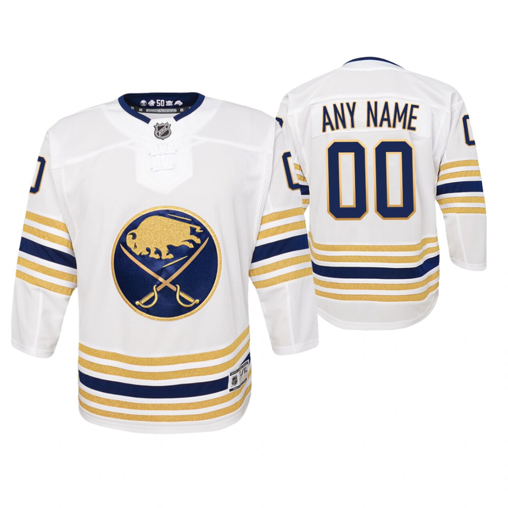 Sabres Custom Youth Premier 2019-20 50th Season Jersey