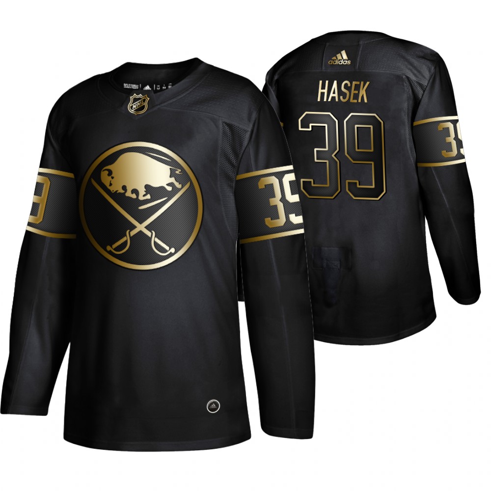 Sabres Dominik Hasek Men's Authentic 2019 NHL Golden Edition Jersey