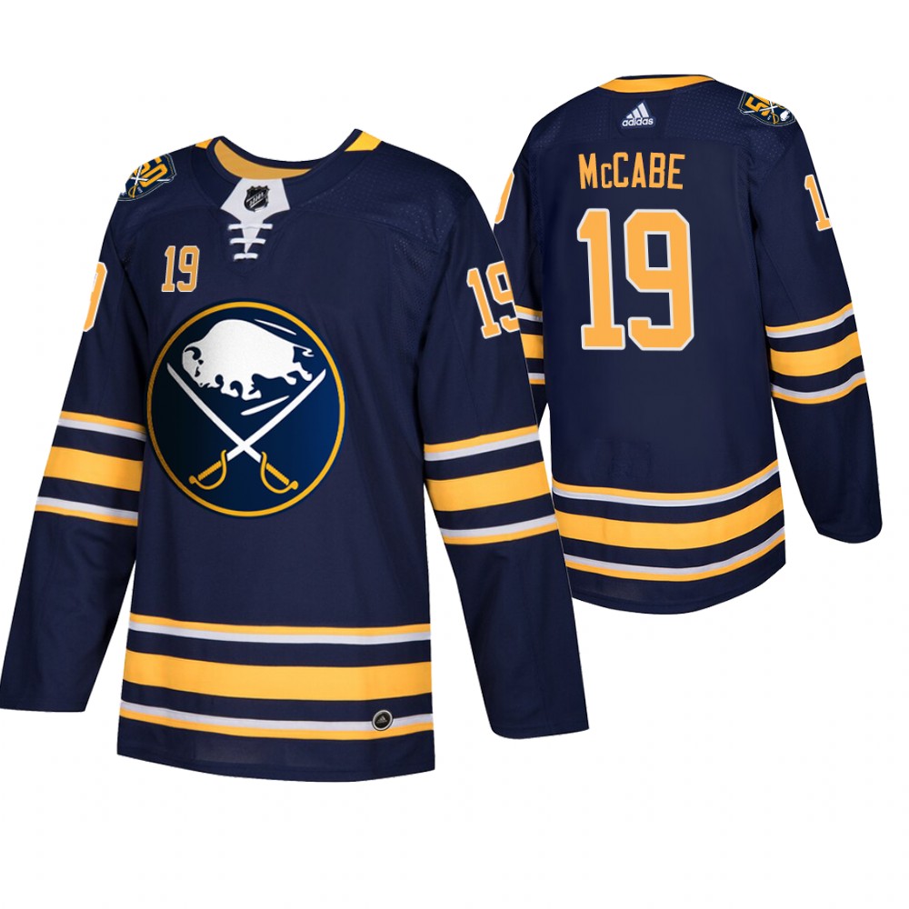 Sabres Jake McCabe Navy 50th Anniversary Home Authentic Men's Jersey