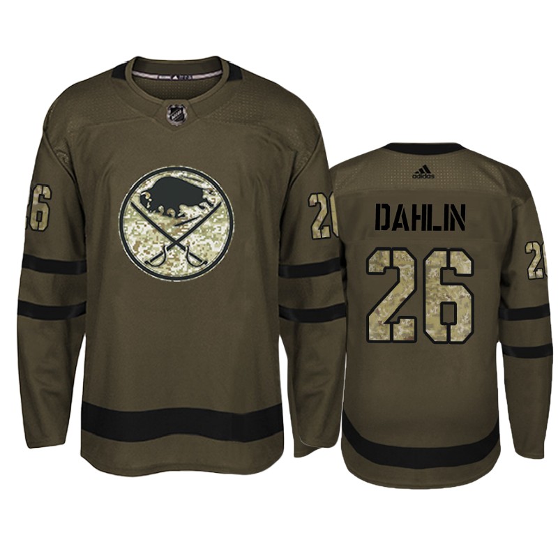 Sabres Rasmus Dahlin Camo Military Jersey