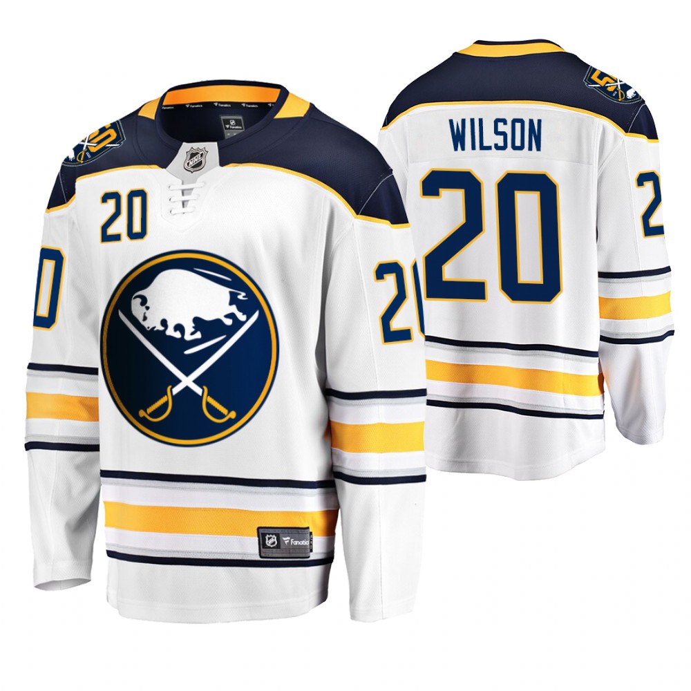 Sabres Scott Wilson White 50th Anniversary Breakaway Player Men's Jersey