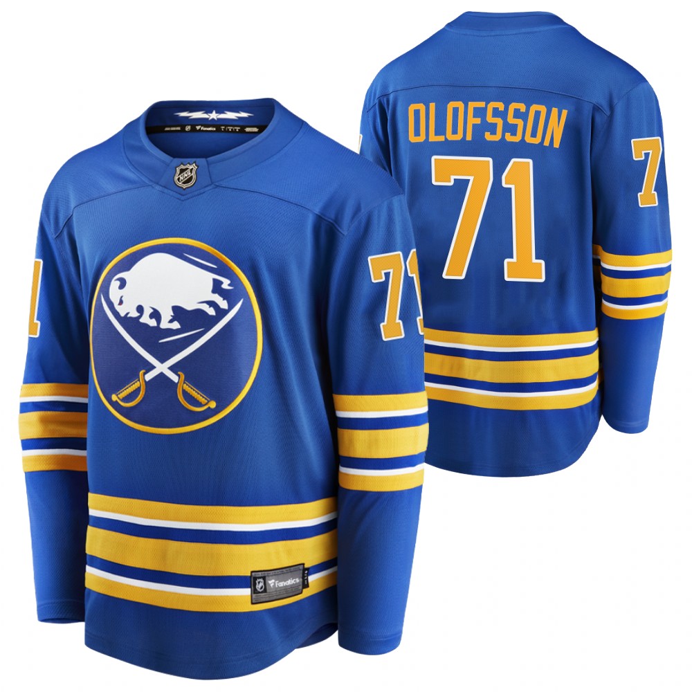 Sabres Victor Olofsson Jersey Home Royal Player Men