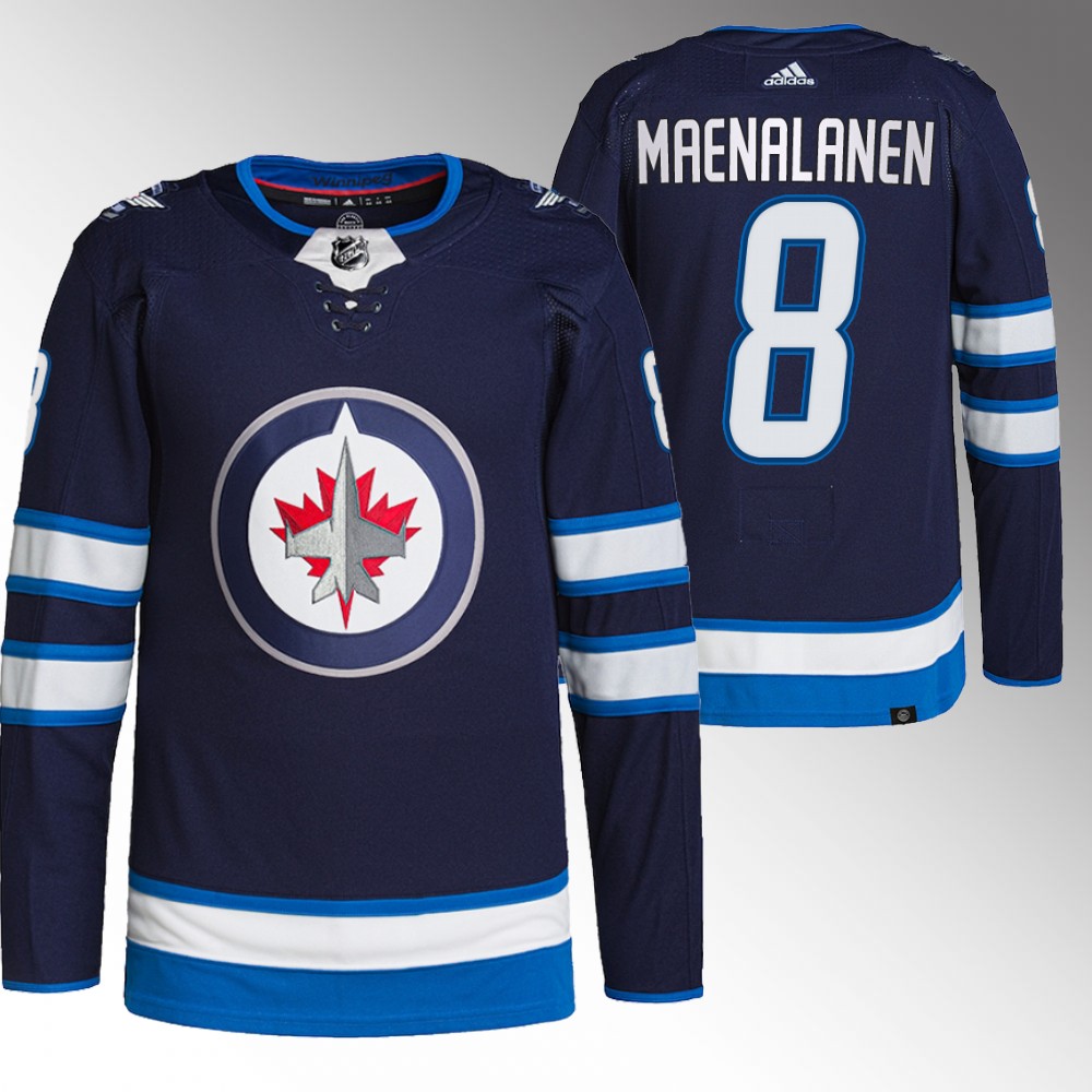 Saku Maenalanen Winnipeg Jets Home Navy Authentic Jersey