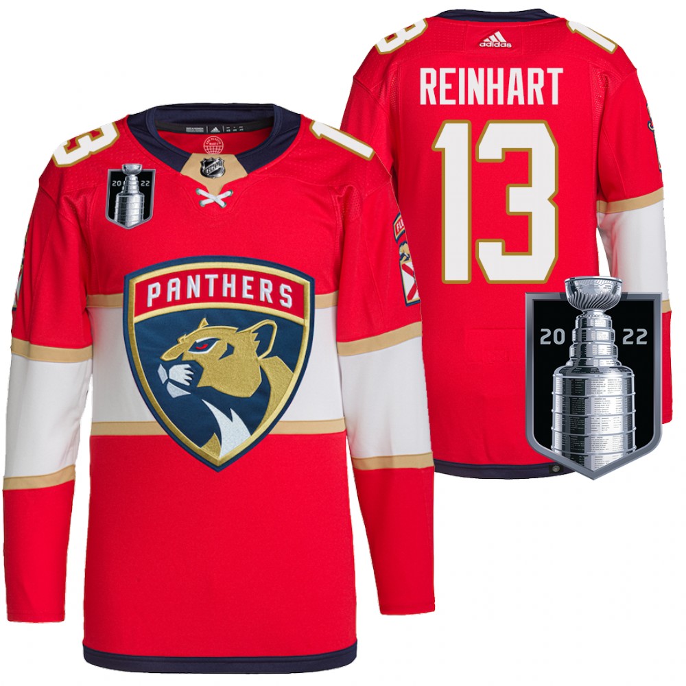 Sam Reinhart Florida Panthers Red 2022 Stanley Cup Playoffs Authentic Pro Jersey