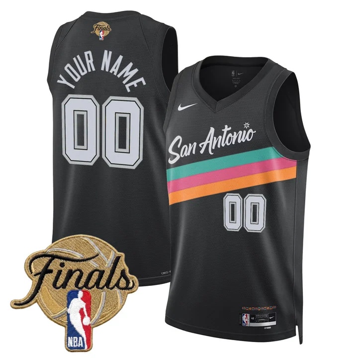 San Antonio Spurs 2026 Finals Custom Swingman Jersey CITY 25-26