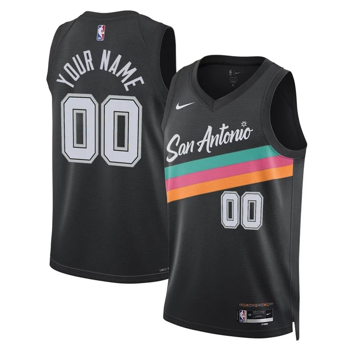 San Antonio Spurs Custom Jersey Collection CITY