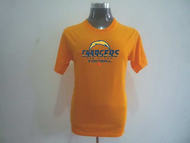NEW NFL San Diego Charger Big & Tall Critical Victory T-Shirt Yellow