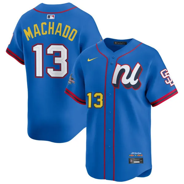 San Diego Padres #13 Manny Machado 2025 All-Star National League Limited Player Jersey Blue 