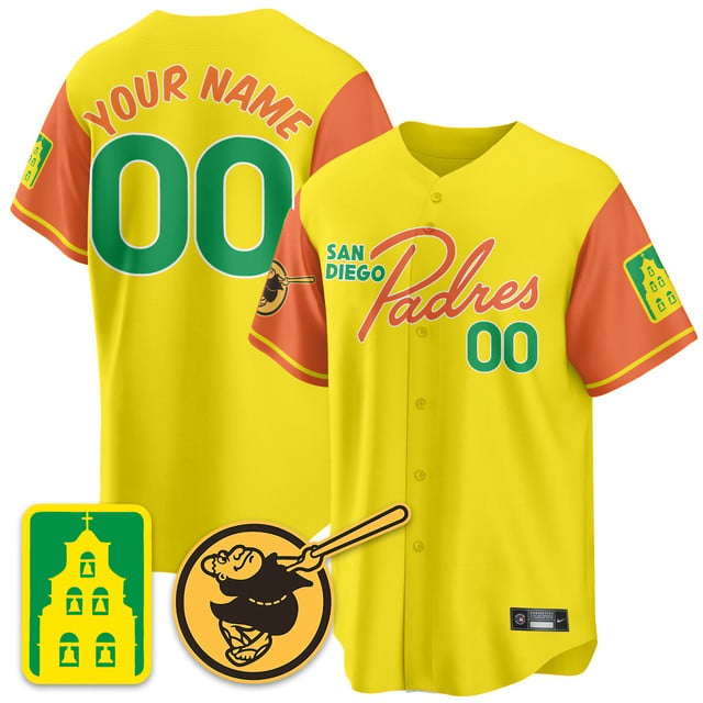 San Diego Padres City Connect City Concept Custom Jersey CITY CONCEPT