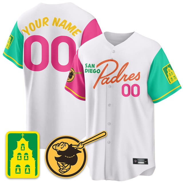 San Diego Padres City Connect City Concept Custom Jersey CITY CONNECT