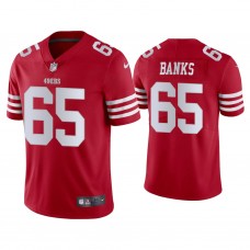San Francisco 49ers #65 Aaron Banks Scarlet 2022-23 Vapor Limited Jersey