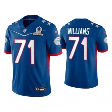 San Francisco 49ers #71 Trent Williams Royal Game 2022 NFC Pro Bowl Jersey