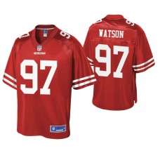 San Francisco 49ers #97 Dekoda Watson Scarlet Pro Line Team Player Jersey
