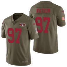 San Francisco 49ers #99 DeForest Buckner Black Color Rush Legend Jersey