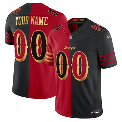 San Francisco 49ers 2025 “Rivalries” Vapor Limited Custom Jersey split