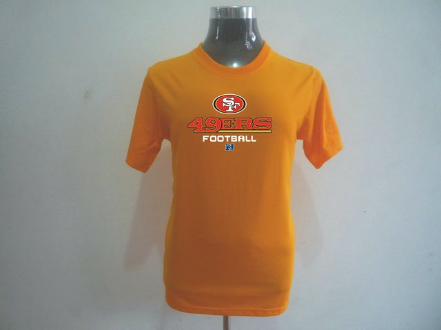 NEW NFL San Francisco 49ers Big & Tall Critical Victory T-Shirt Yellow