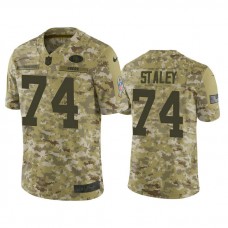 San Francisco 49ers Joe Staley #74 Camo Jersey 2018 Salute to Service