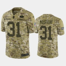 San Francisco 49ers Raheem Mostert #31 Camo Jersey 2018 Salute to Service