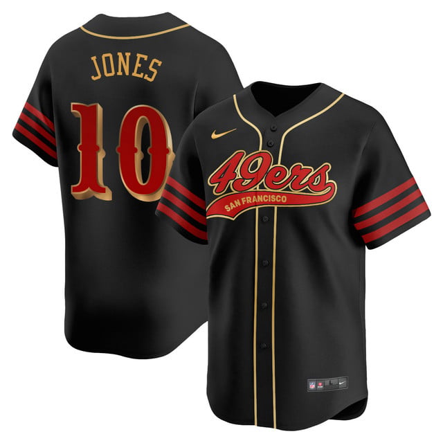 San Francisco 49ers Rivalry Series Baseball Jersey #10 Mac Jones