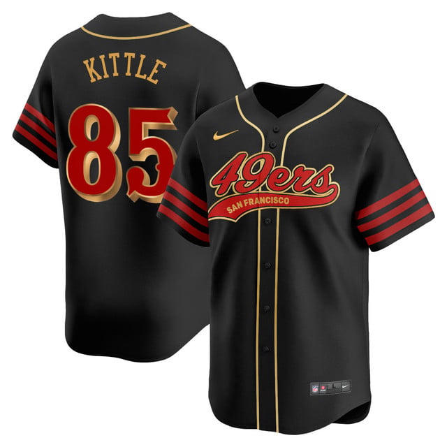 San Francisco 49ers Rivalry Series Baseball Jersey #85 George Kittle
