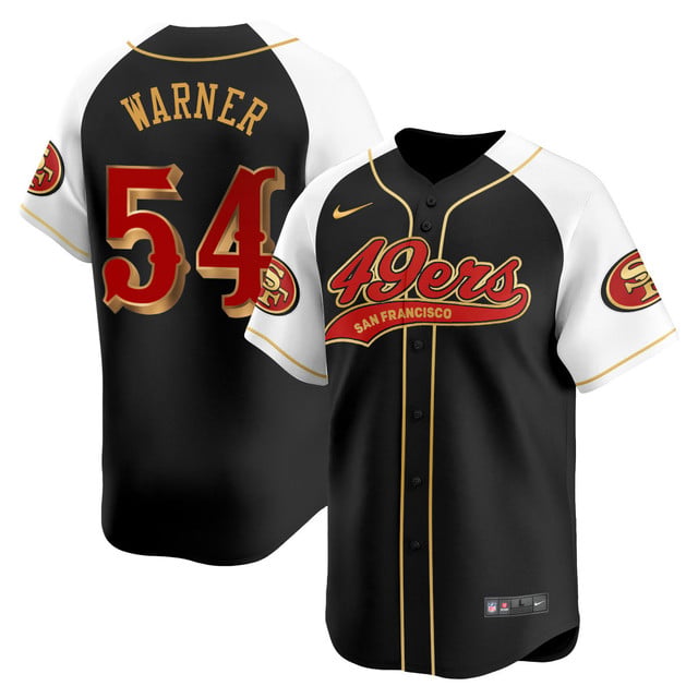 San Francisco 49ers Rivalry Series Baseball Jersey black #54 Fred Warner