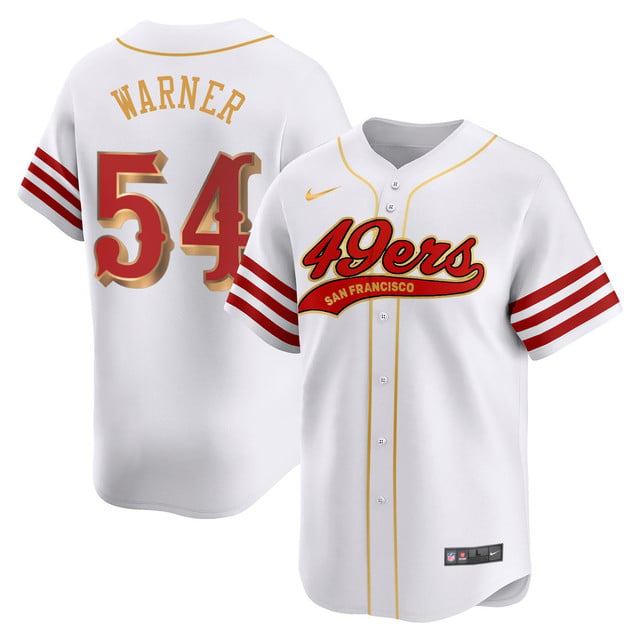San Francisco 49ers Rivalry Series Baseball Jersey white #54 Fred Warner