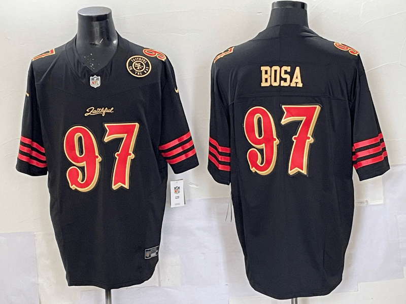 San Francisco 49ers Vapor F.U.S.E. Limited Rivalry Series Jersey - All Stitched Nick Bosa -   97