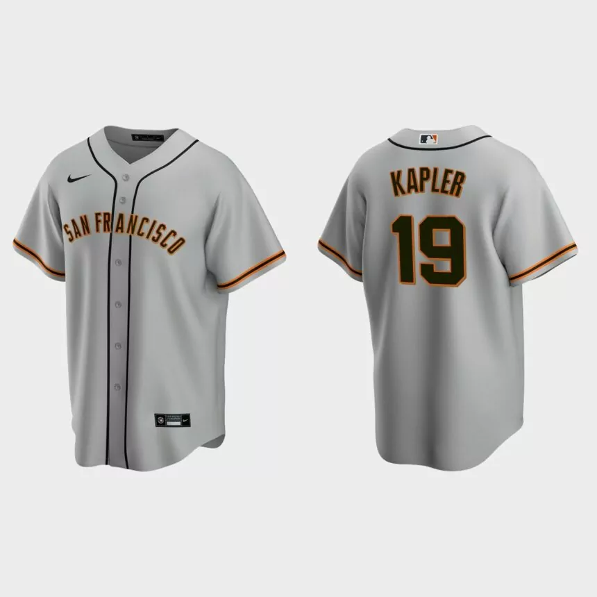 San Francisco Giants Gabe Kapler Replica Road Jersey – Gray
