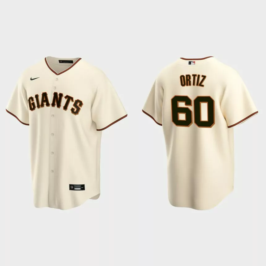 San Francisco Giants Luis Ortiz Replica Home Jersey – Cream