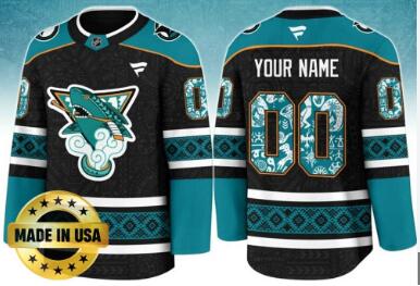 San Jose Sharks Indigenous People Heritage Hockey Jersey