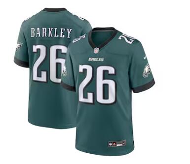 Saquon Barkley Philadelphia Eagles Nike Game Player Jersey - Midnight Green