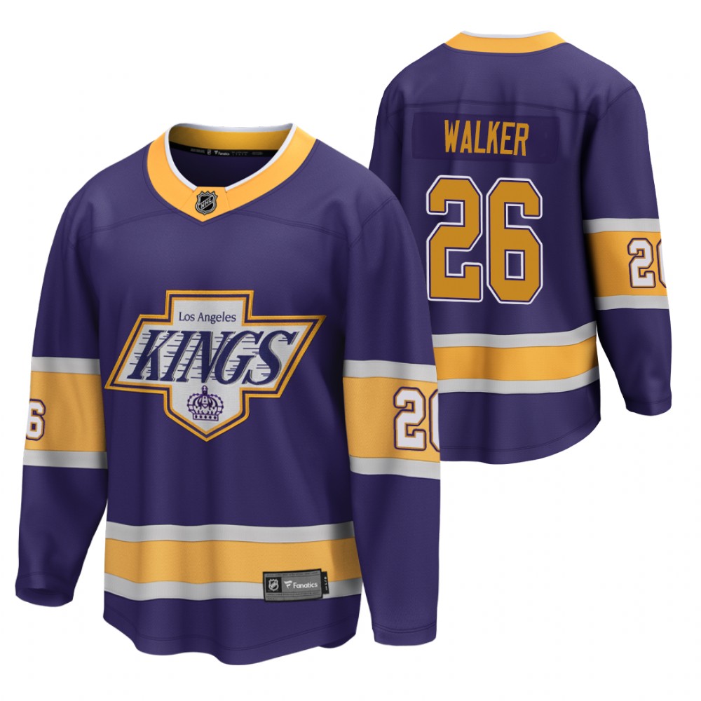 Sean Walker Los Angeles Kings 2021 Reverse Retro Purple Jersey Breakaway Player