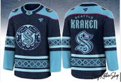 Seattle Kraken 2025 Indigenous People Heritage Hockey Jersey