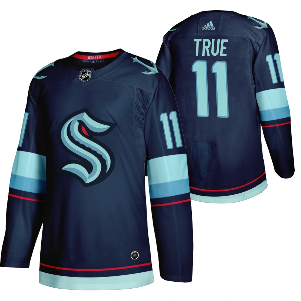 Seattle Kraken Alexander True Navy 2021-22 Home Authentic Jersey