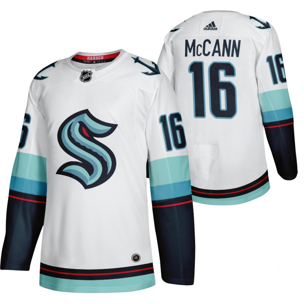 Seattle Kraken Jared McCann White 2021-22 Away Authentic Jersey
