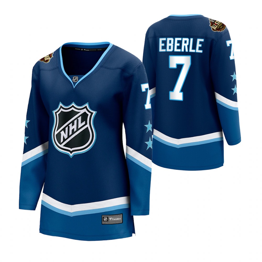 Seattle Kraken Jordan Eberle Women Blue 2022 NHL All-Star Jersey