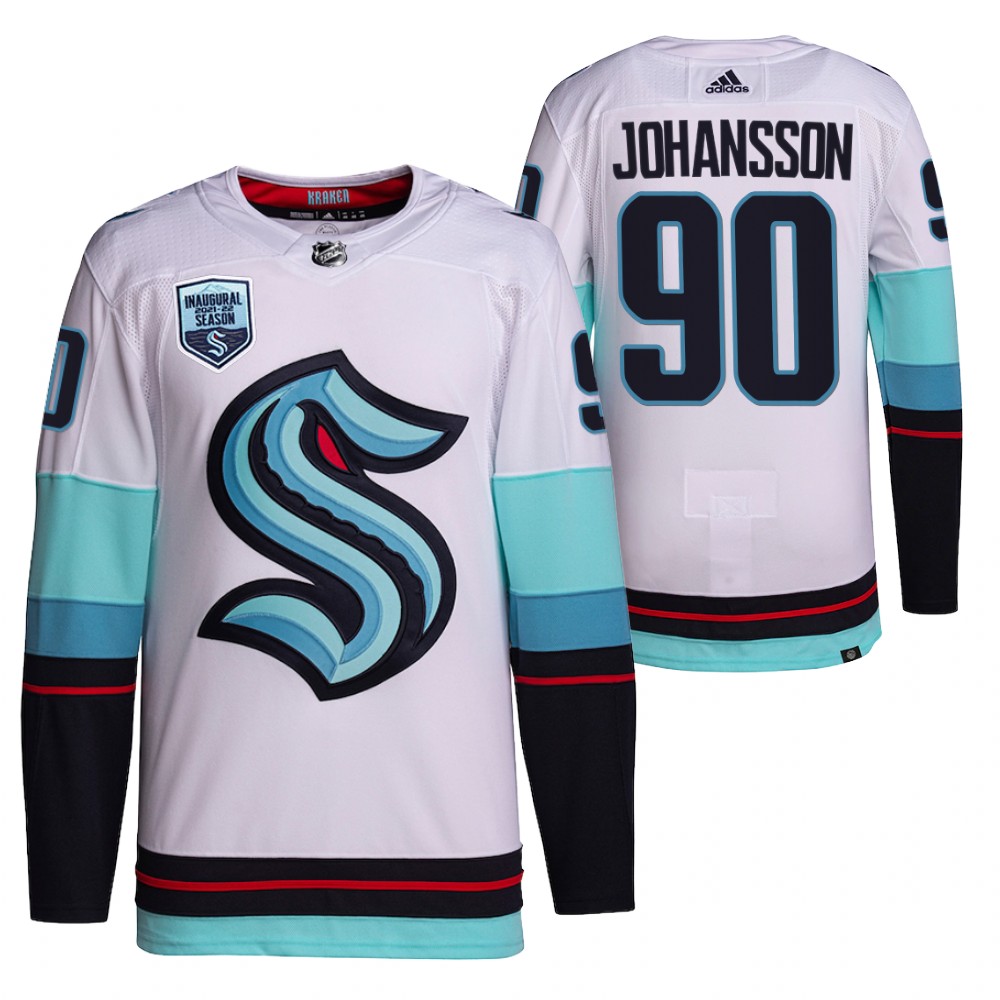 Seattle Kraken Marcus Johansson White 2021-22 Away Authentic Jersey