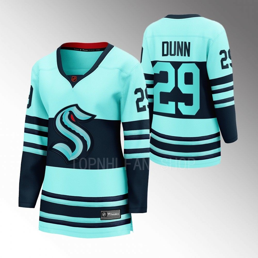 Seattle Kraken Vince Dunn Women Ice Blue 2022 Special Edition 2.0 Jersey