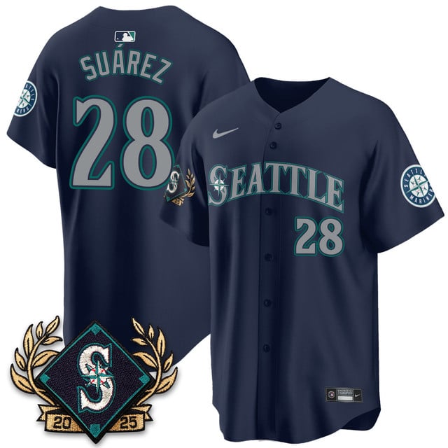 Seattle Mariners 2025 Series Jersey #28 Eugenio Suarez