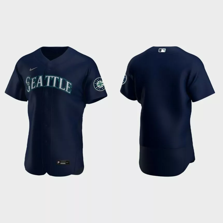 Seattle Mariners Authentic Jersey – Navy