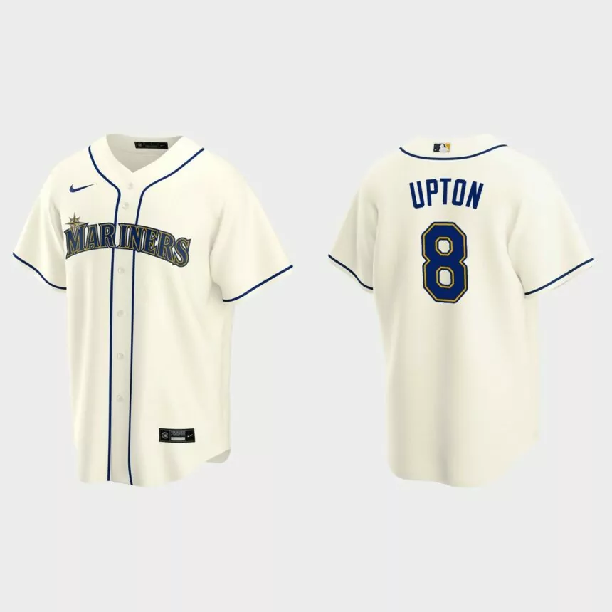 Seattle Mariners Justin Upton Replica Alternate Jersey – Cream