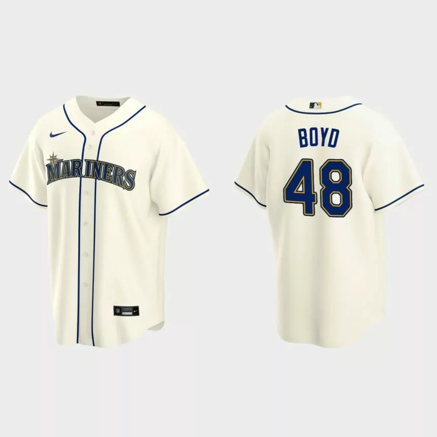 Seattle Mariners Matthew Boyd Replica Alternate Jersey – Cream