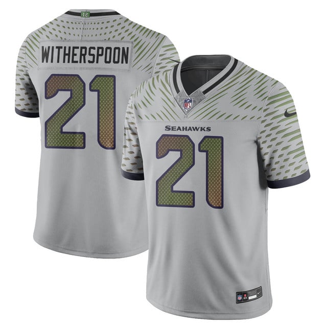 Seattle Seahawks F.U.S.E. Limited Rivalry Series Jersey #21 devon Witherspoon