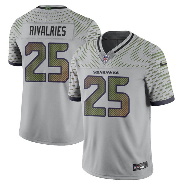 Seattle Seahawks F.U.S.E. Limited Rivalry Series Jersey #25 Rivalries