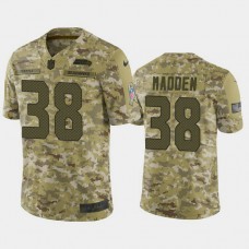 Seattle Seahawks Tre Madden #38 Camo Jersey 2018 Salute to Service