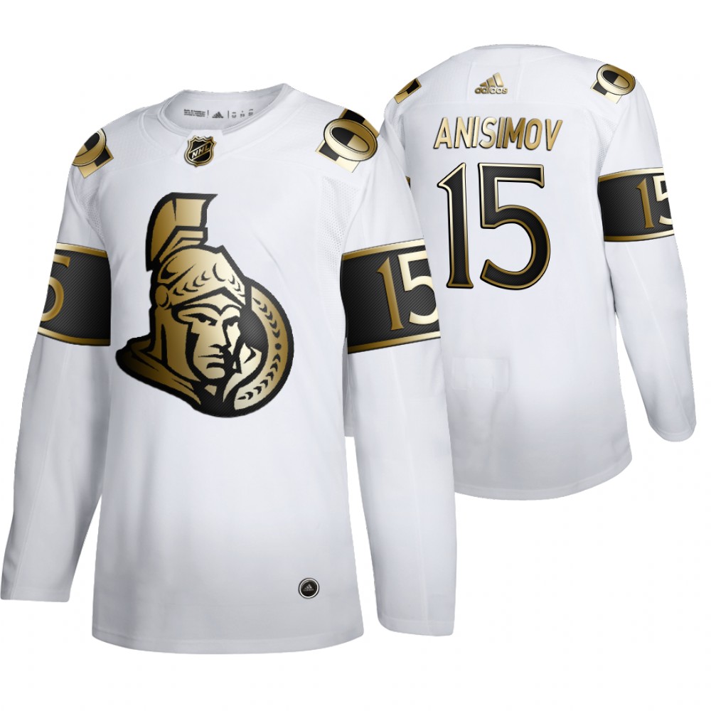 Senators Artem Anisimov Men's Authentic NHL Golden Edition Jersey