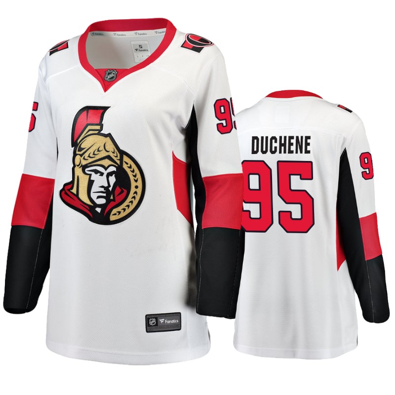 Senators Matt Duchene White Away Breakaway Alternate Jersey